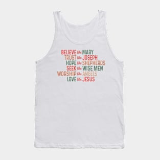 Believe Trust Hope Seek Worship Love Tank Top